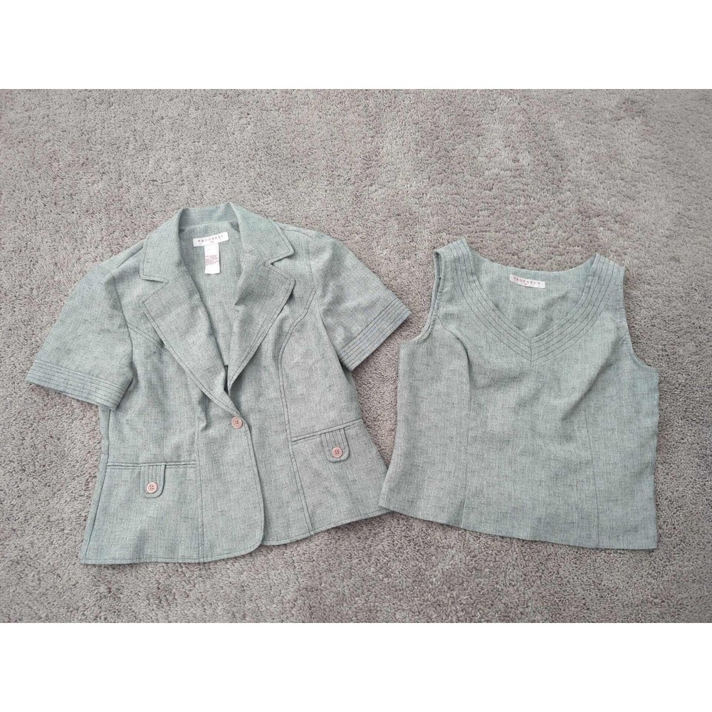 Prophecy Top Blazer Set Womens 12 Made in Thailand